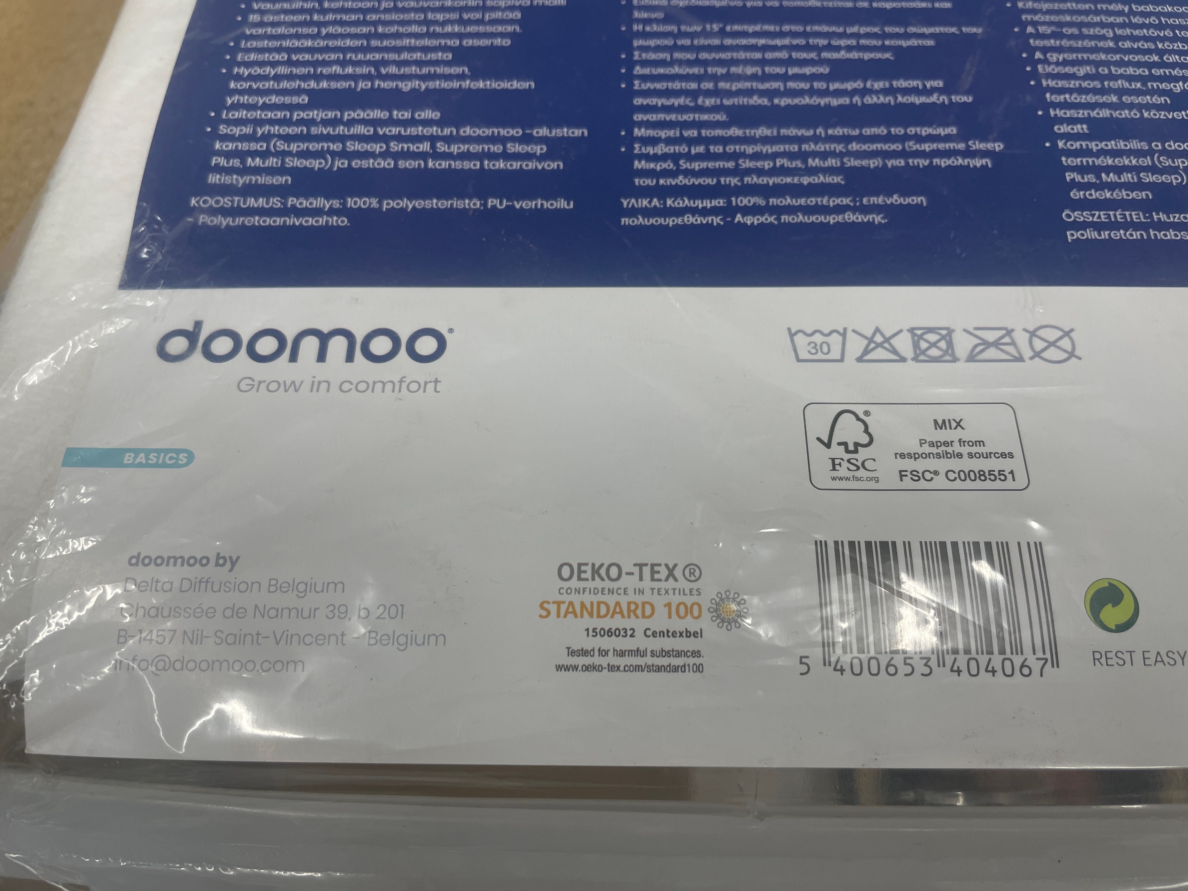 Almofada Rest Easy S Doomoo 0M+