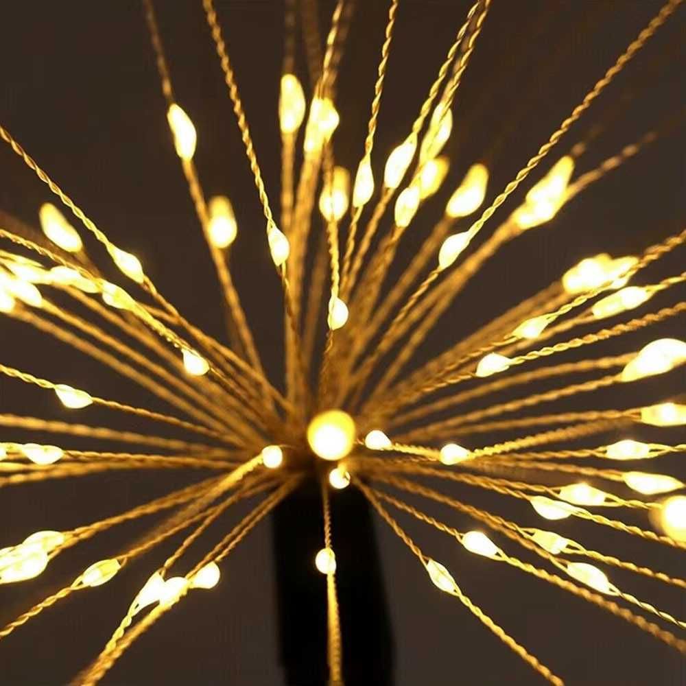 Садовий світильник на сонячній батареї 60 LED, 85см (1шт)