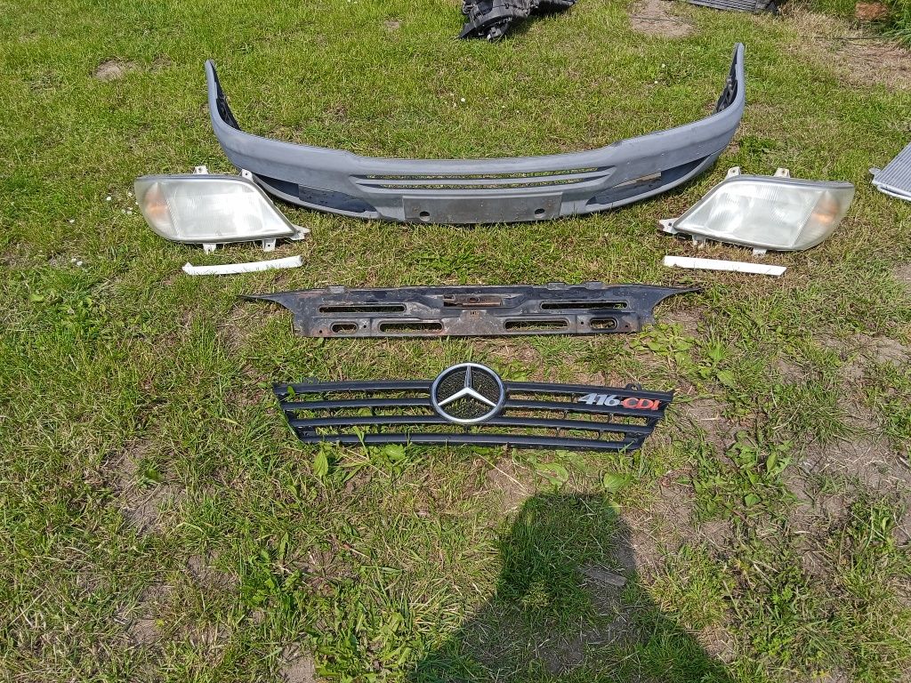 Mercedes sprinter Lampy zderzak grill 00-06