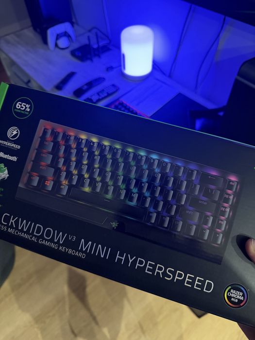 Продам Razer BlackWidow V3 Mini HyperSpeed (Green)—как новая, 2 недели