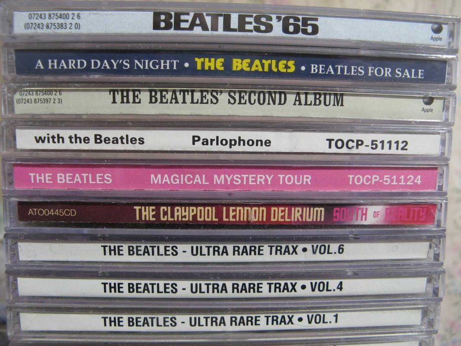 CD Beatles, R.Stewart, Tears for Fears, K.Minogue, M.Farmer, Moby