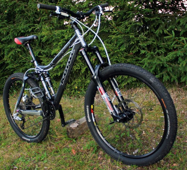 KONA DAWG deluxe WySyŁkA FULL 3x9 BOMBER deore FOX fuel trance spark