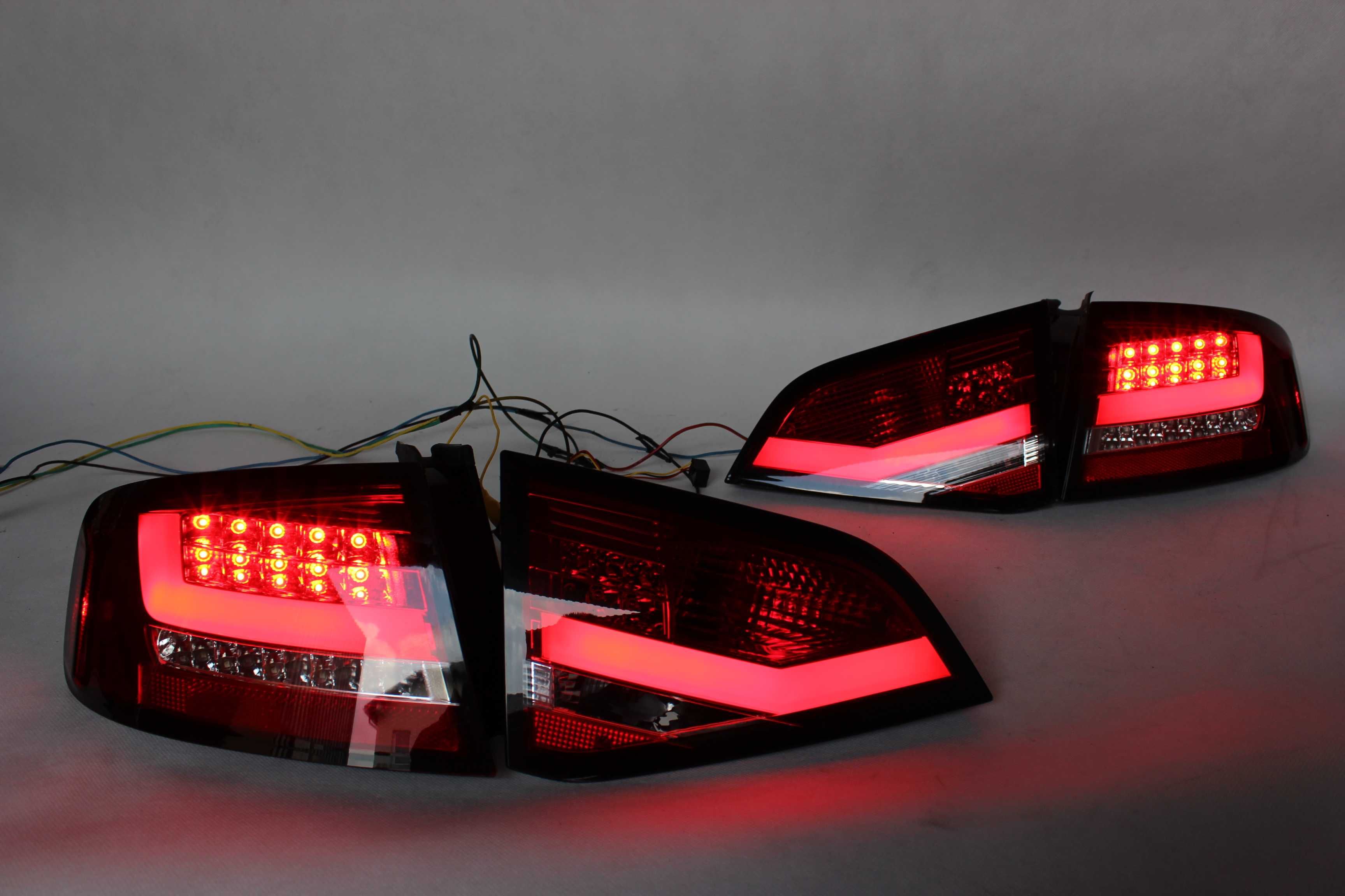 Lampy światła tył tylne AUDI A4 B8 08-12 Sedan LED BAR NEON Czerwone !