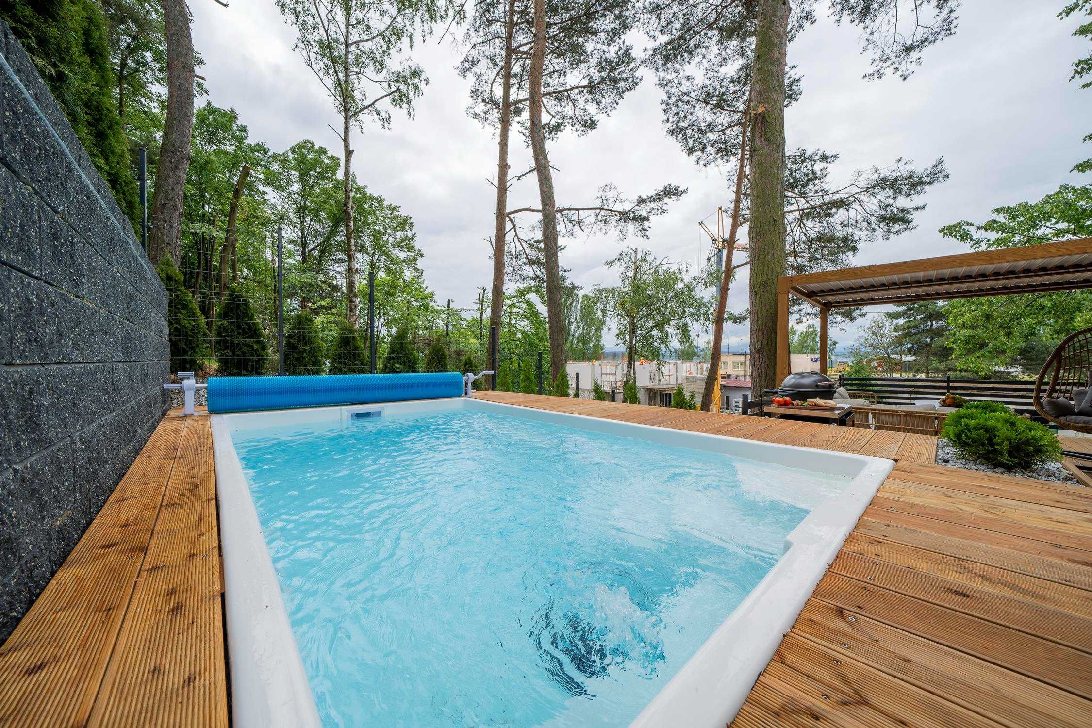Beach Brothers House Domki nad jeziorem Nyskim Skorochów.Sauna Jacuzzi
