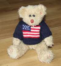 Ty Attic Treasure miś Grant sweterku  beanie babies baby bear z 1993