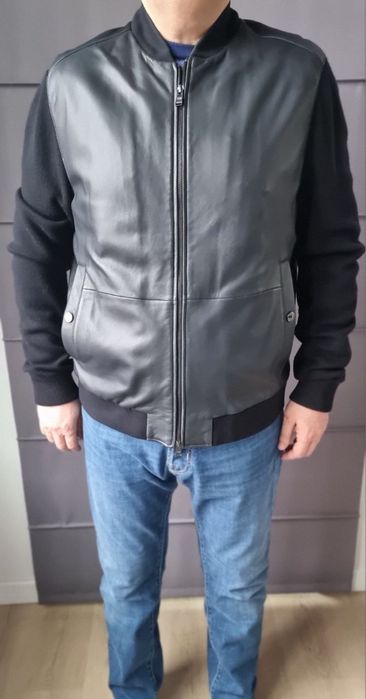 Куртка кожаная Hugo  Boss