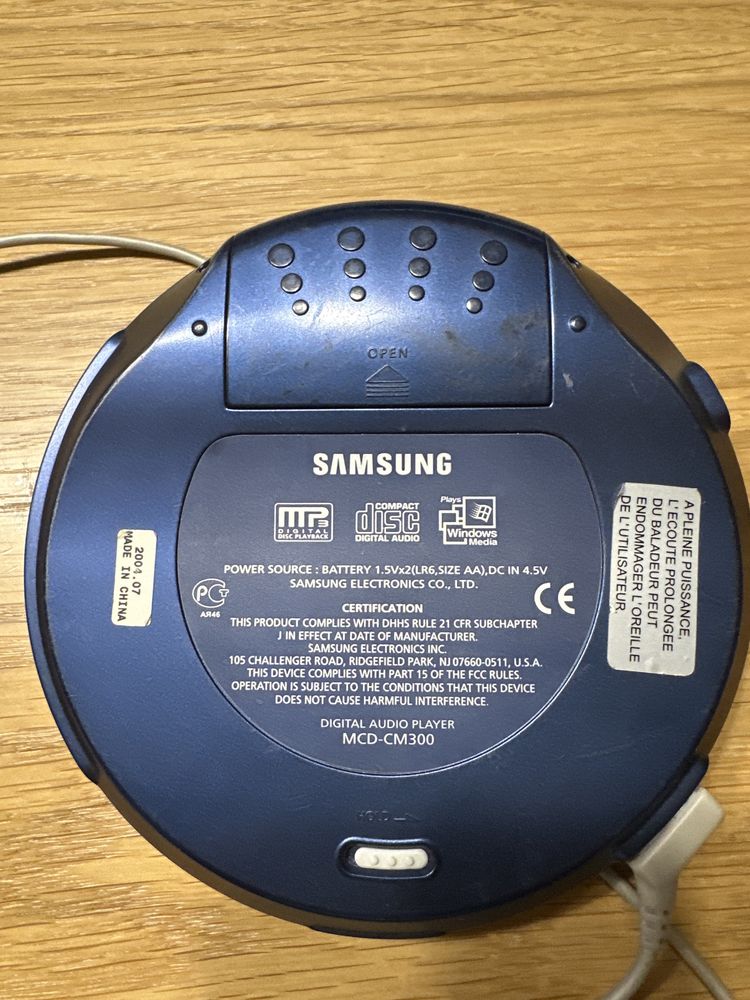 Discman Samsung MCD-CM300