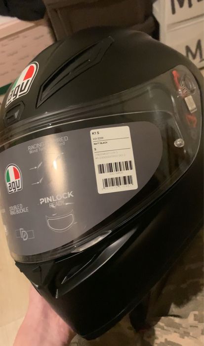 шлем Agv k1 (S) с гарнитурой sena 5s