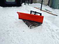 Plug do sniegu do mini ciagnika kubota szufla hydrauliczny