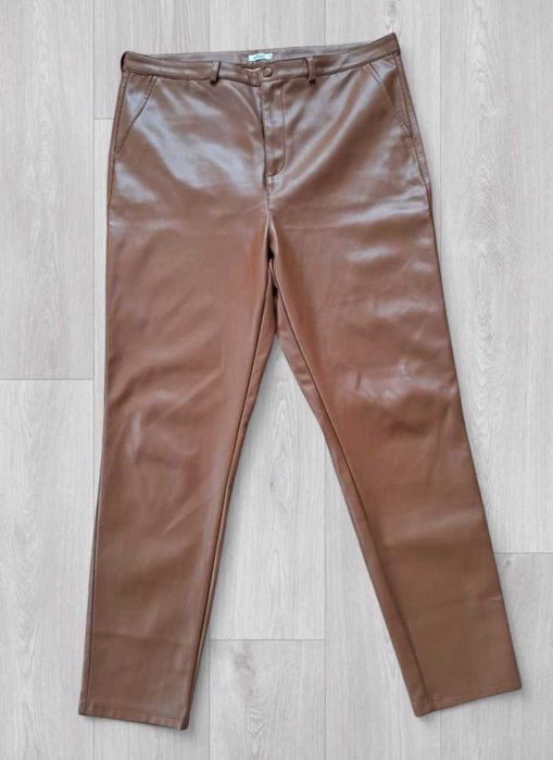 Штани з еко-шкіри