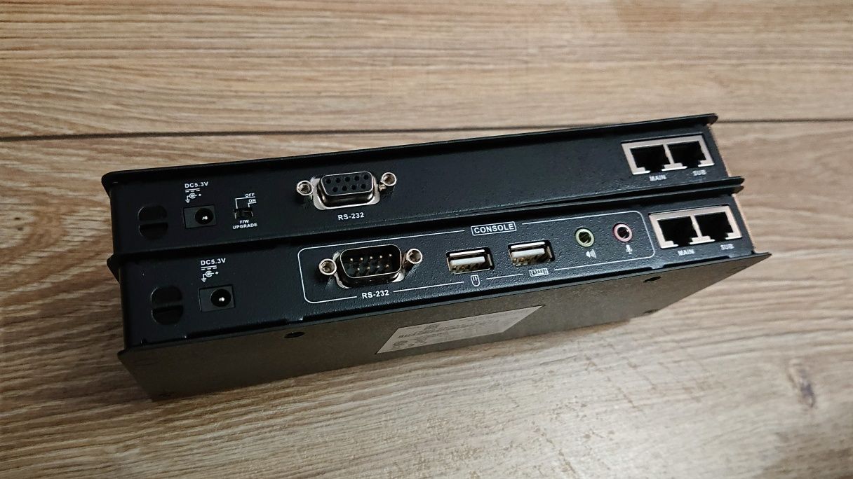 Przedłużacz/Extender KVM ATEN Dual View DVI/USB/AUDIO CE604, 60m