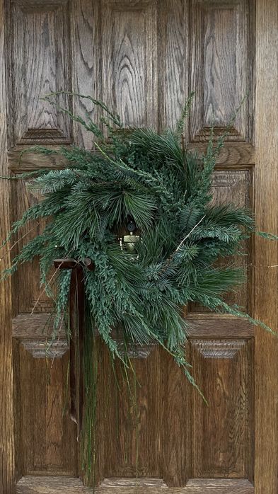 Вінок із живої хвої