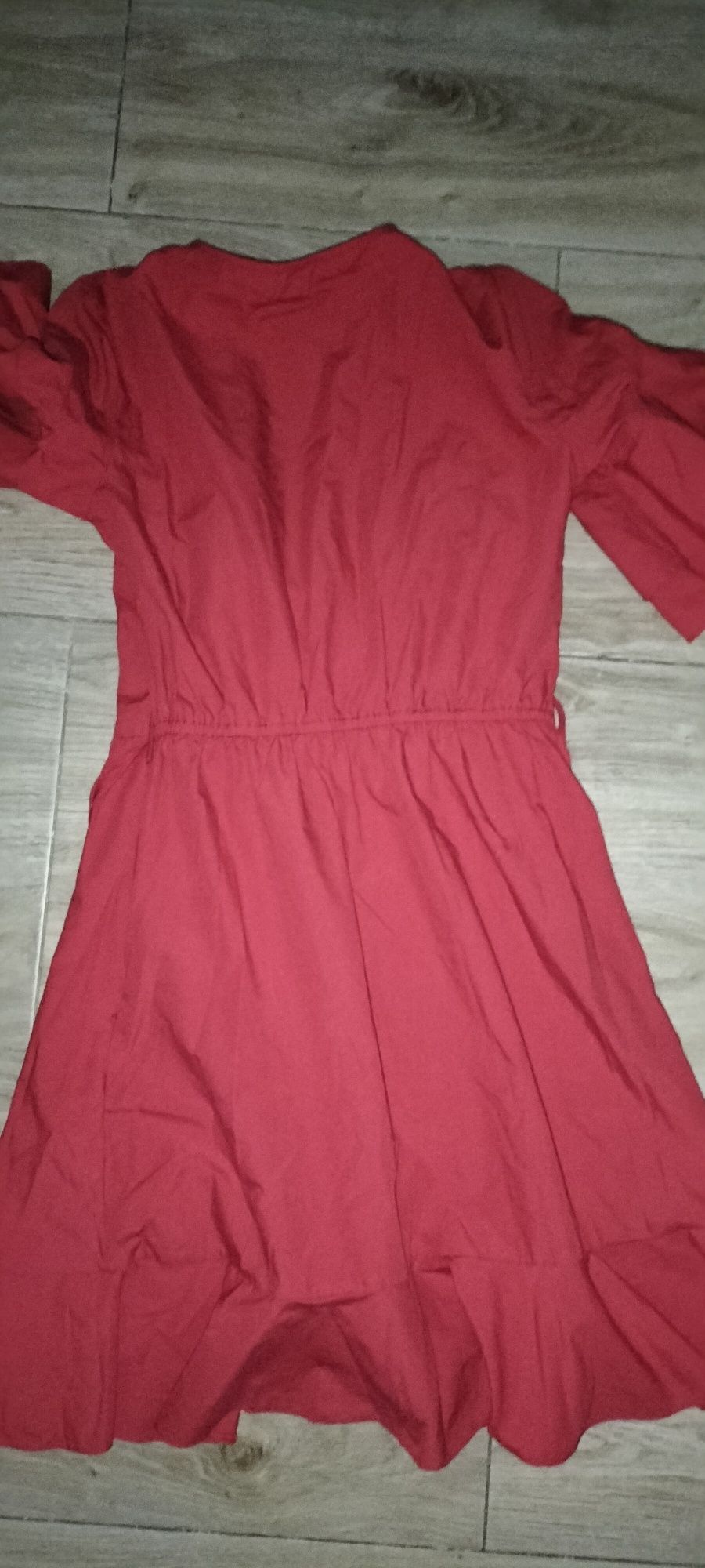 River Island czerwona sukienka rozm XS S