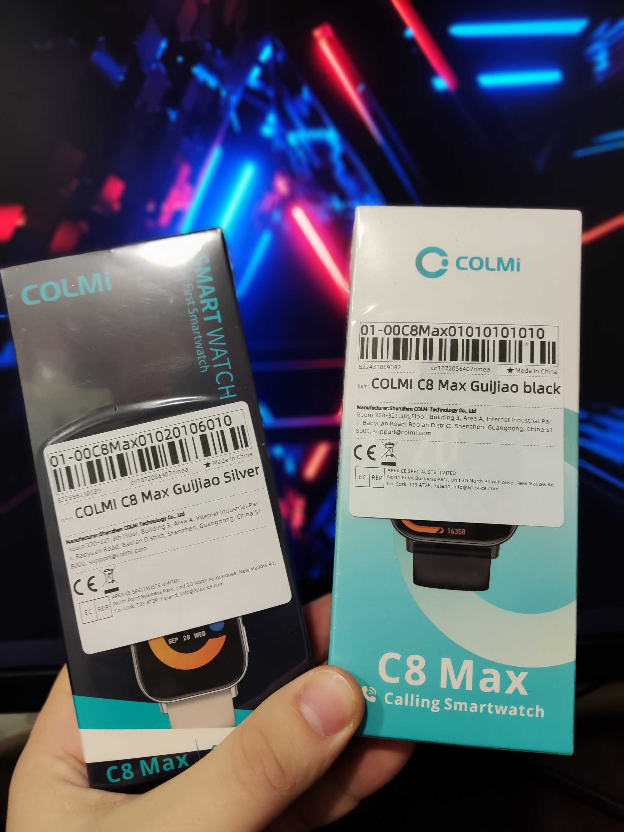 Новий Cмарт-годинник Colmi C8 Max I Чорний в наявності
