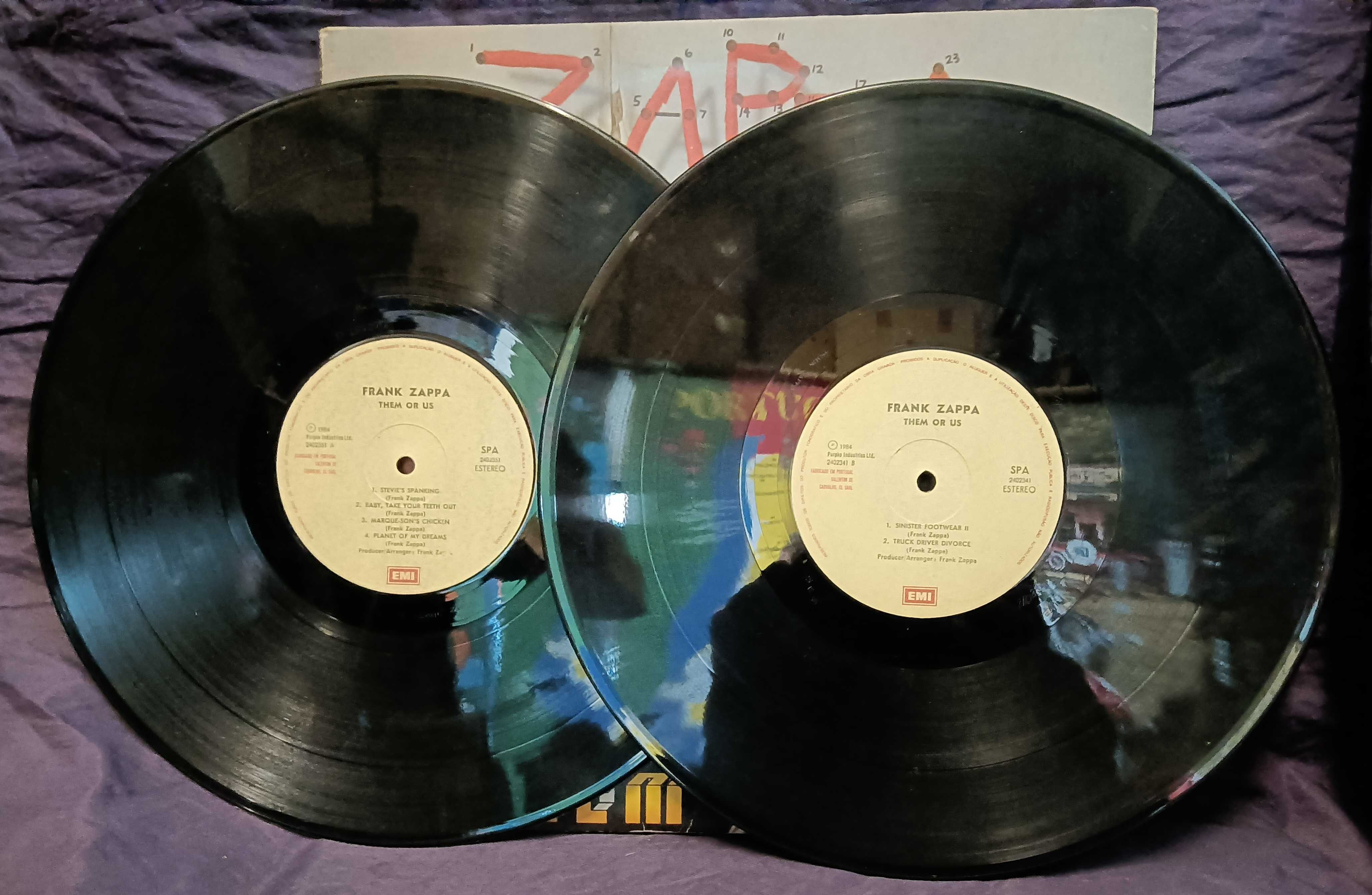 Gillan e Zappa 2 LPs duplos em vinil