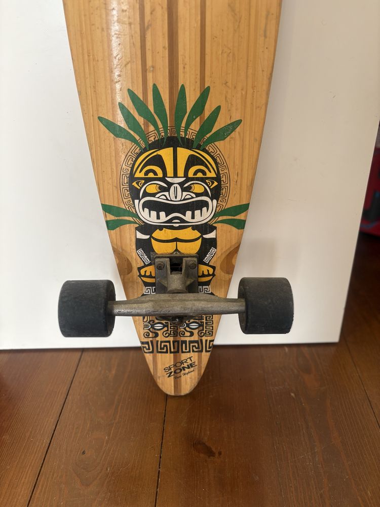 Skate Long Board em Madeira