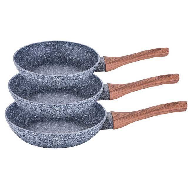 zestaw 3 patelni granitowych berlinger haus bh-1214
