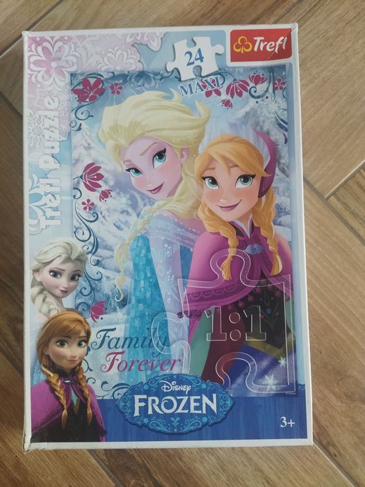 Duże puzzle maxi gigant kraina lodu frozen elsa 24 elementy trefl