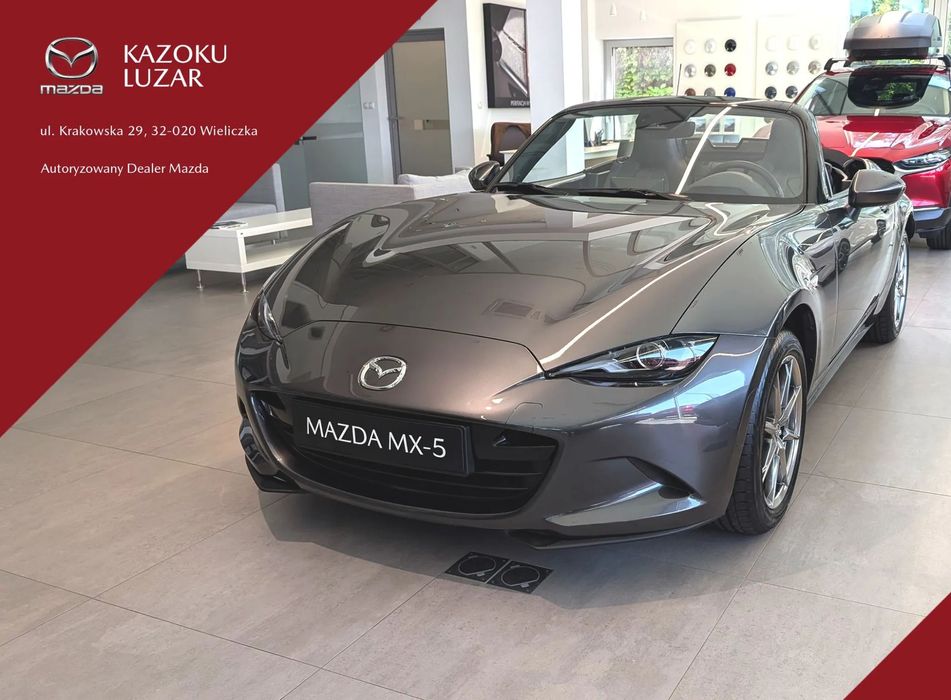 Mazda MX-5 fabrycznie nowy, roadster, miękki dach, gwarancja