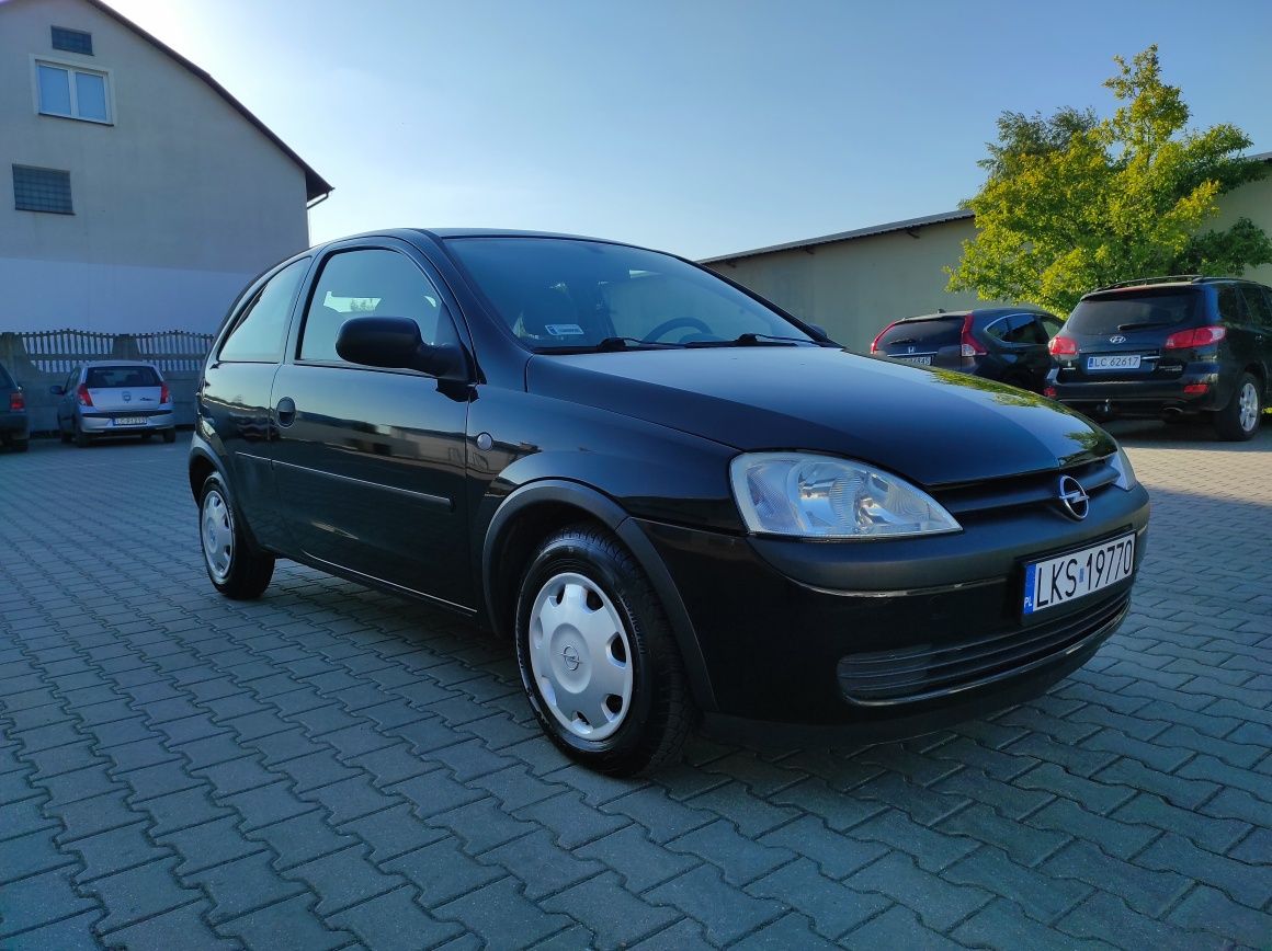 Opel Corsa C  1.2 Benz 2001r. Sprawna klima Jeden wł.w PL Stan BDB