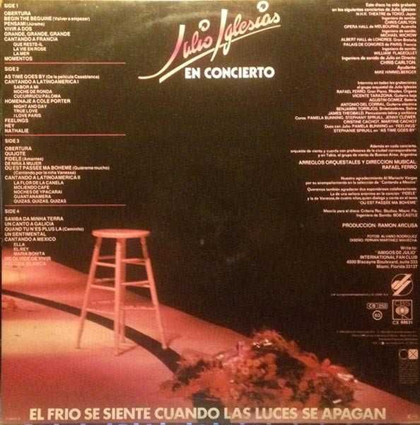 Colecionismo vinil 1983: LP Duplo / Julio Iglesias en Concierto