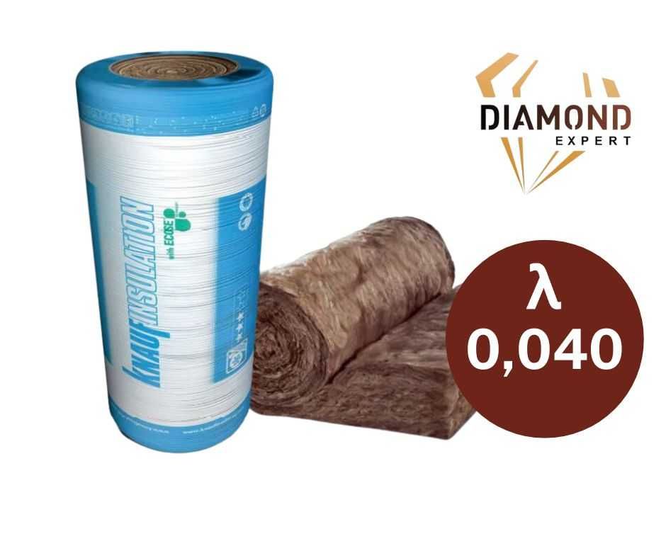 Wełna Mineralna Szklana Knauf Unifit 037 Na Poddasze-15 cm w Rolce