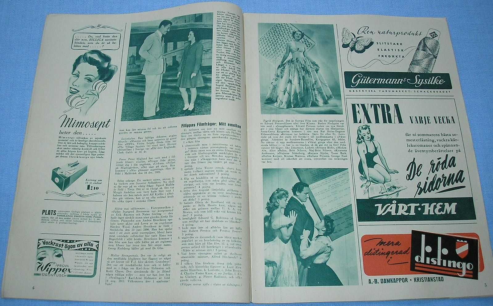 FilmJournalen nr 28 z 1-7 lipiec 1942 r. Inga Bodil Vetterlund