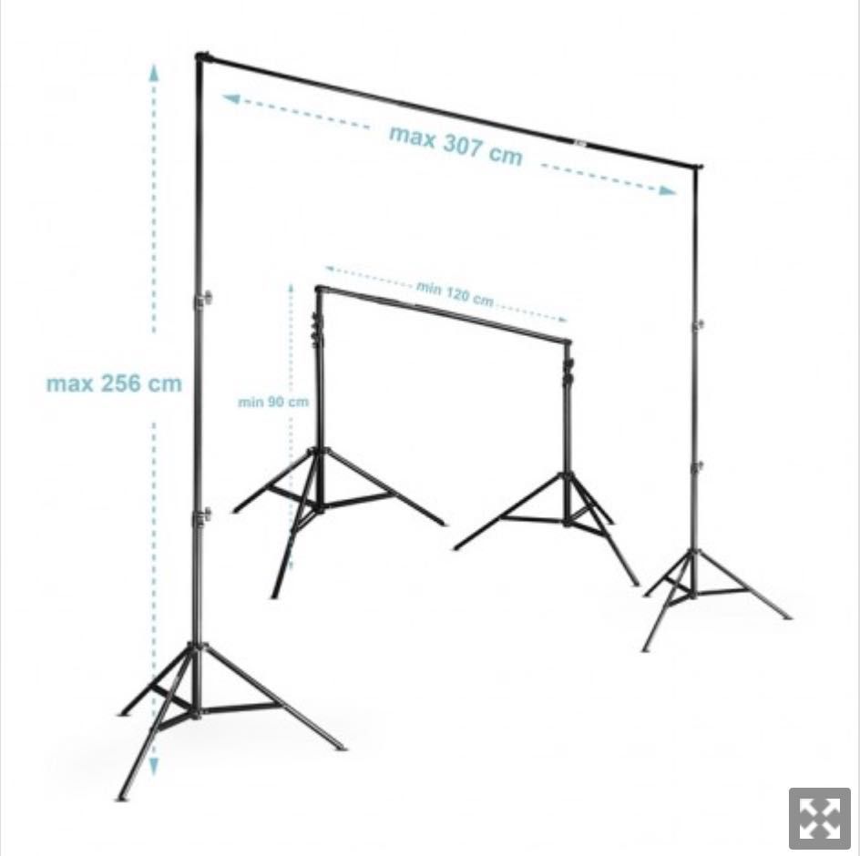 Kit Suporte de fundos Walimex 120-307