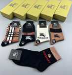 Meias Burberry para homem [5 pares] Algodão puro