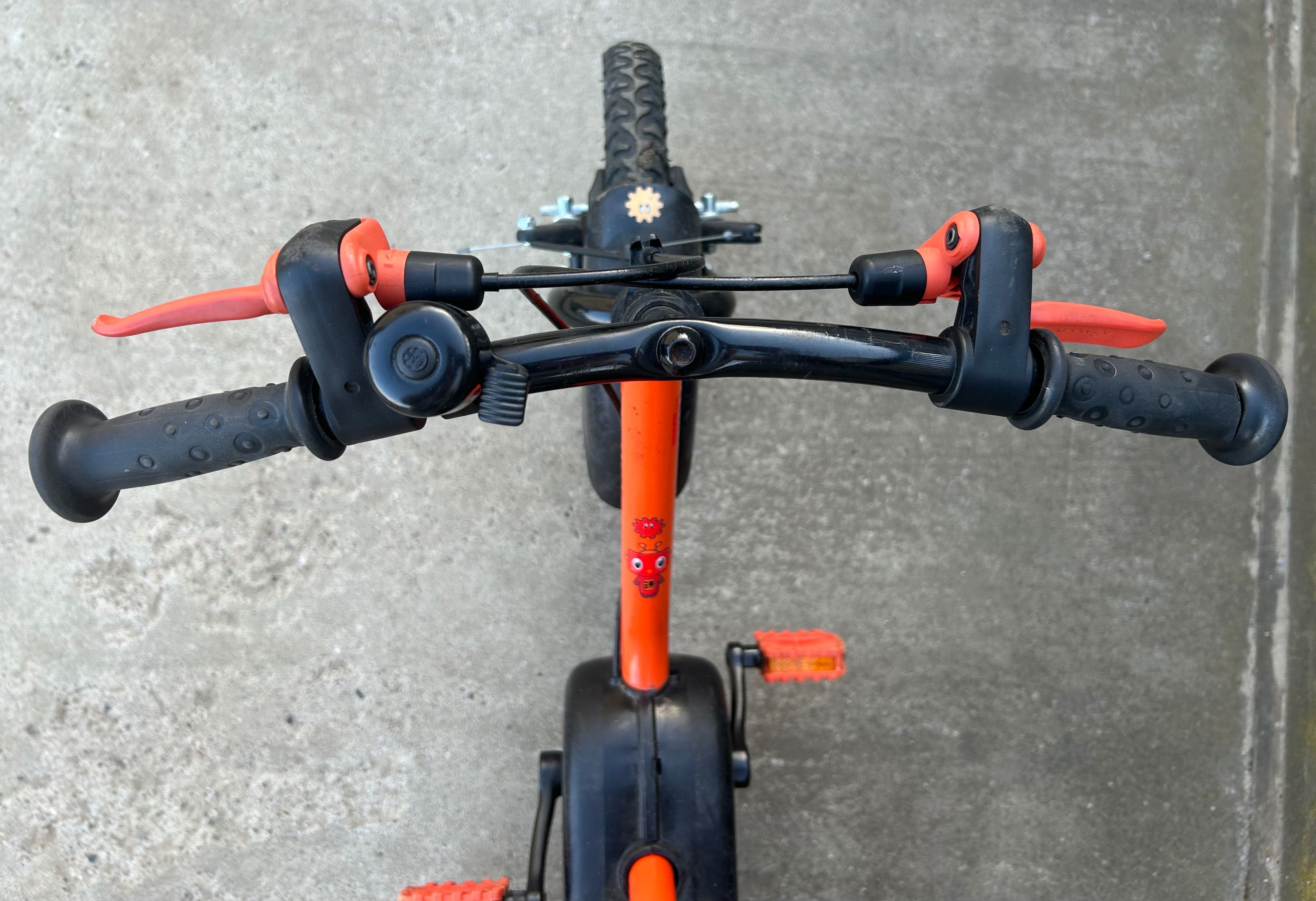 Rower BTWIN 14” pomarańczowy robot