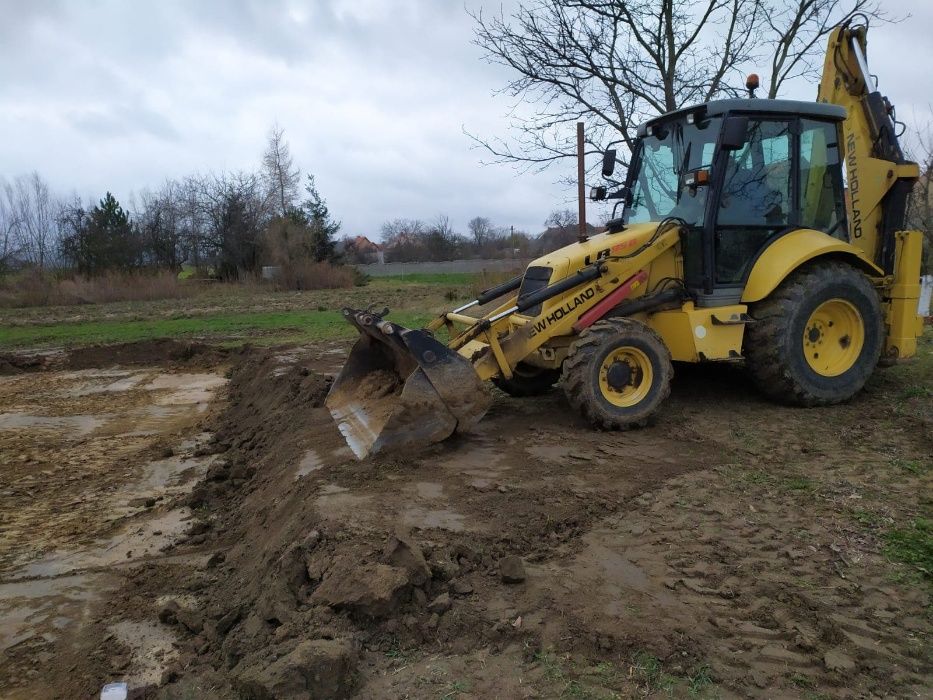 Usługi Koparko-Ładowarka, Minikoparka i wywrotka 4 os. hydroburta 20t