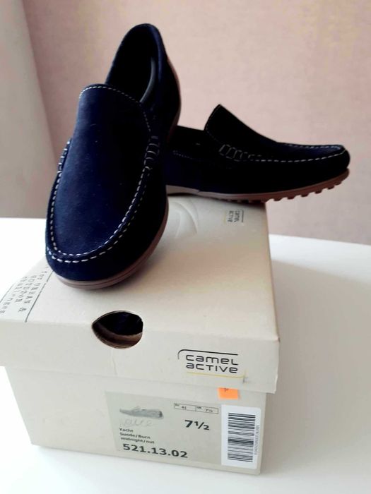 МОКАСИНЫ муж, нубук, GAMEL ACTIVE, Германия