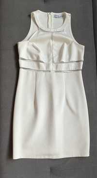 Biała sukienka, rozm 36