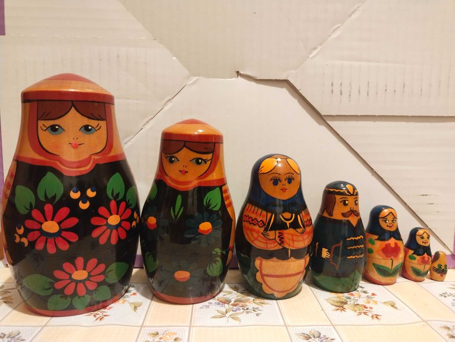 Matrioszka drewniana zsrr