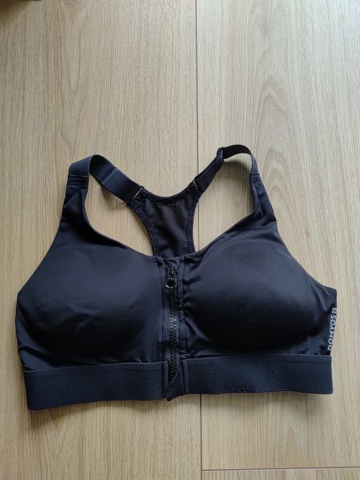 Stanik sportowy top Domyos 70A Decathlon biustonosz