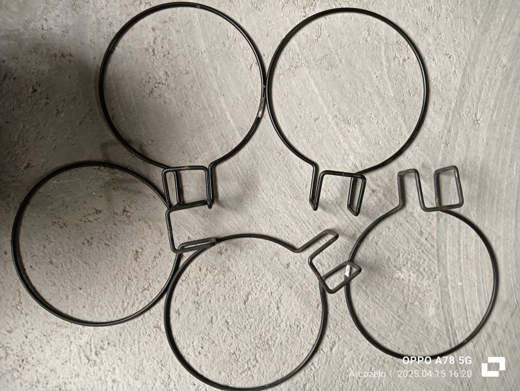 5 suportes de vasos para varanda