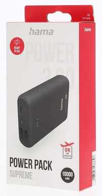 Hama Power Pack"Supreme 10HD" (10000 mAh szybkie ładowanie, waga 200g)