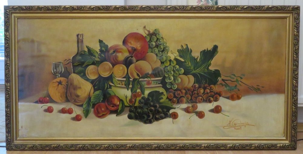 Antoni Goniewicz – obraz Owoce – AKCJA (SAMO)POMOCY