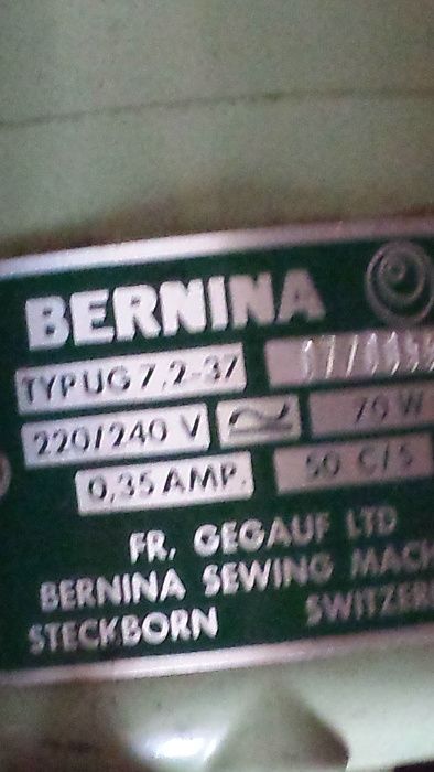 Maszyna do szycia Bernina Favorit typ 540