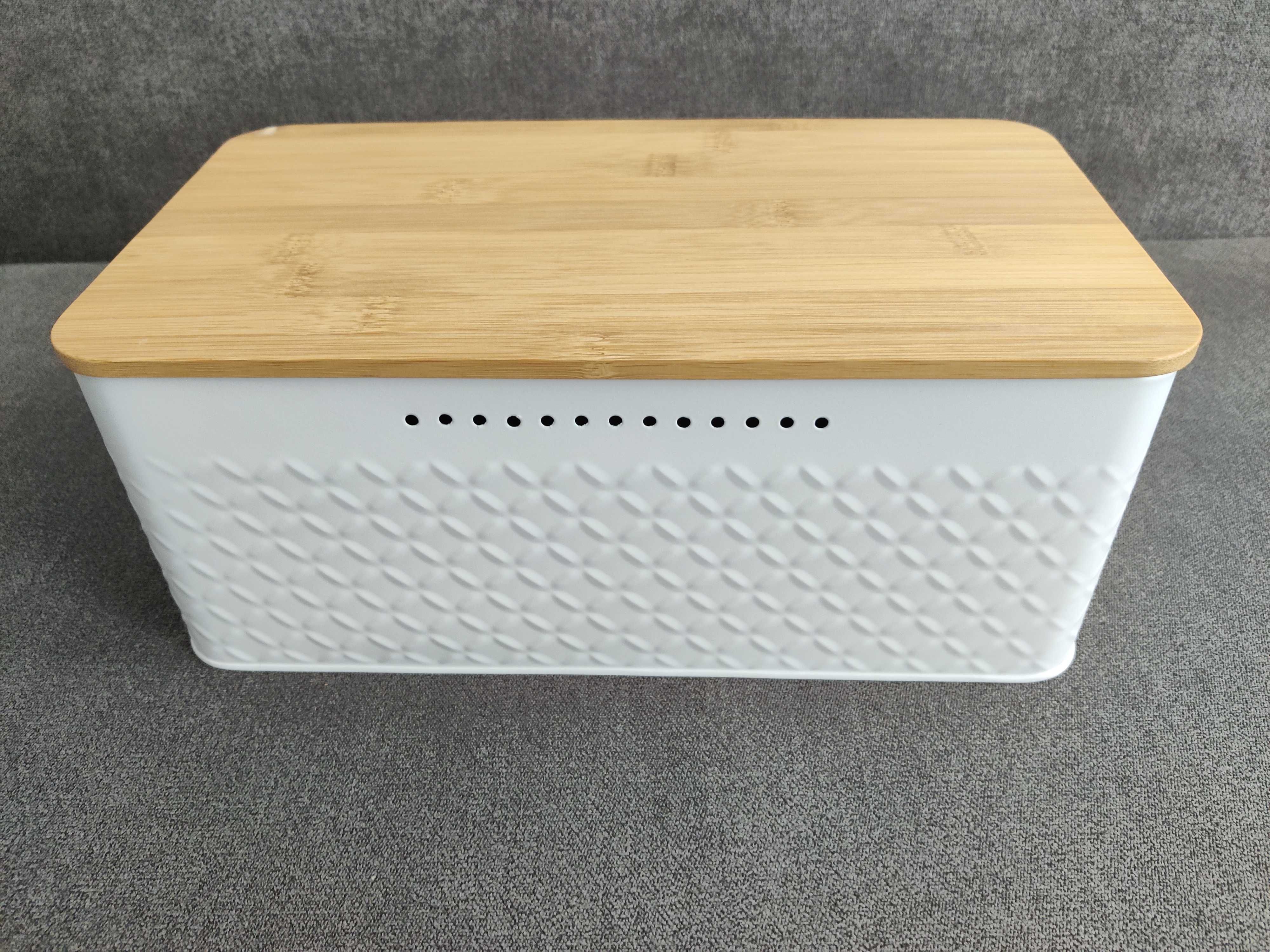 Chlebak z bambusową pokrywką 33x19x13