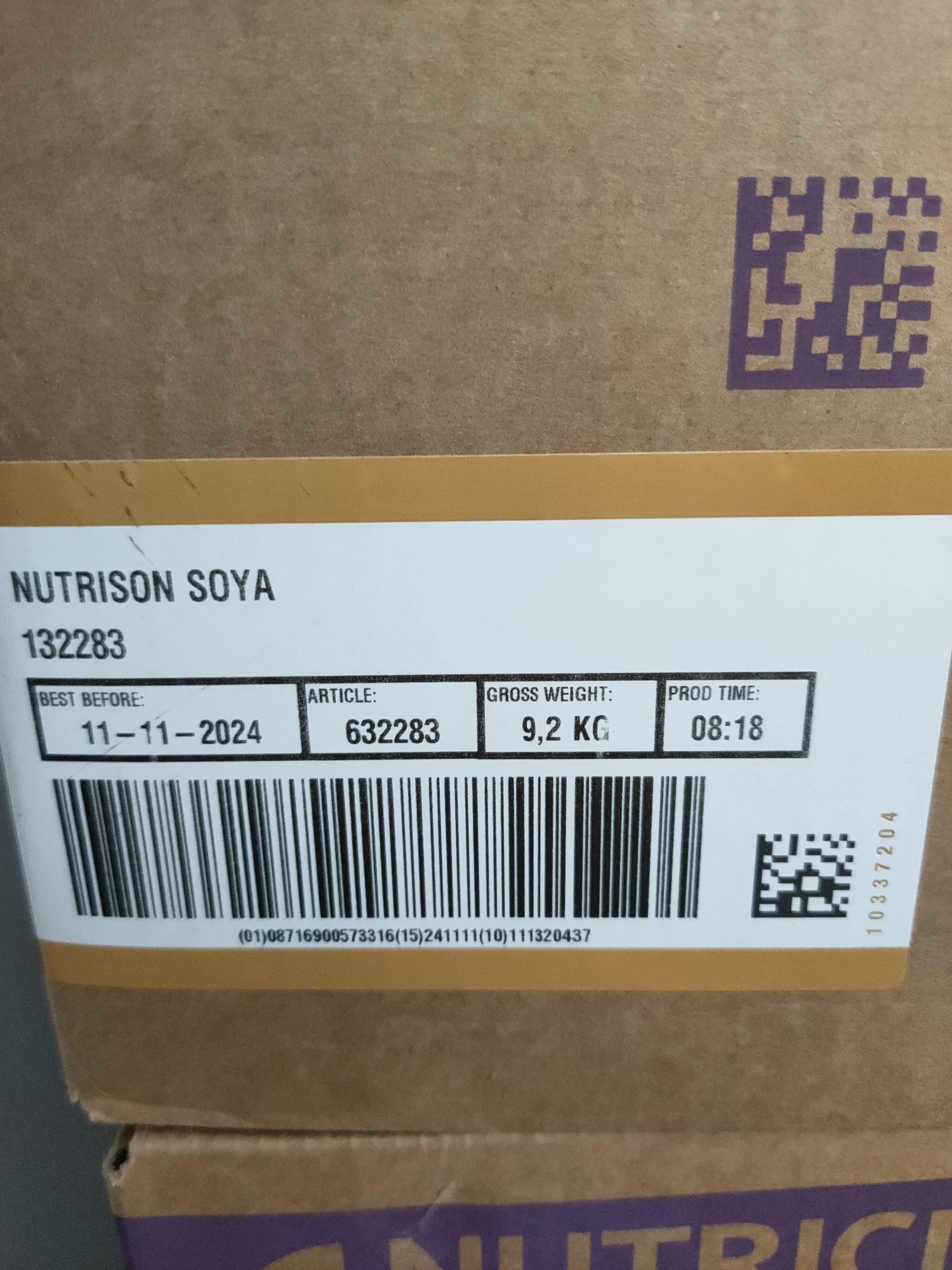 Nutricia Nutrison - Soya, Enrgy, Protein