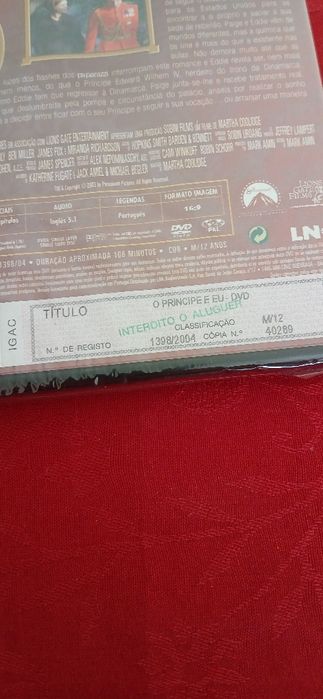 Dvd O principe e eu, selado