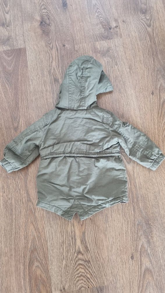 Kurtka parka wiosenna dziewczęca 74