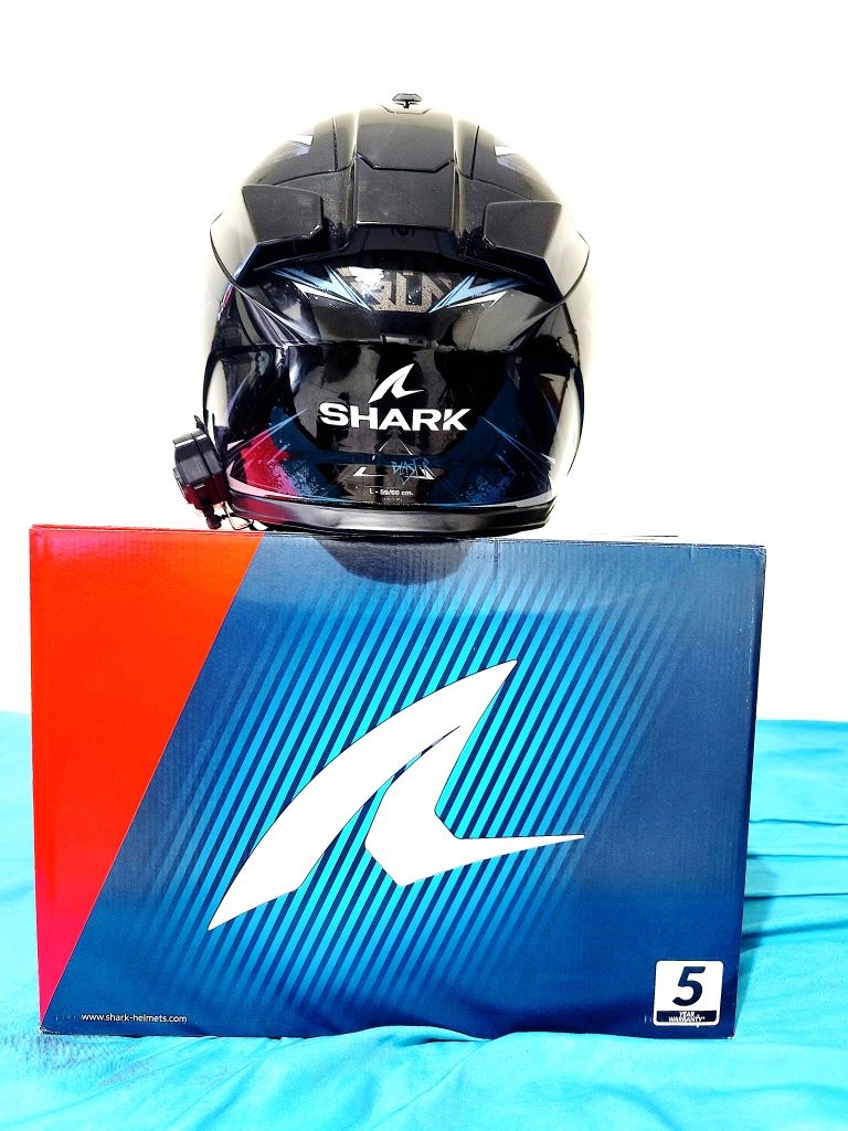 Capacete Shark D-skawl 3 com intercomunicador