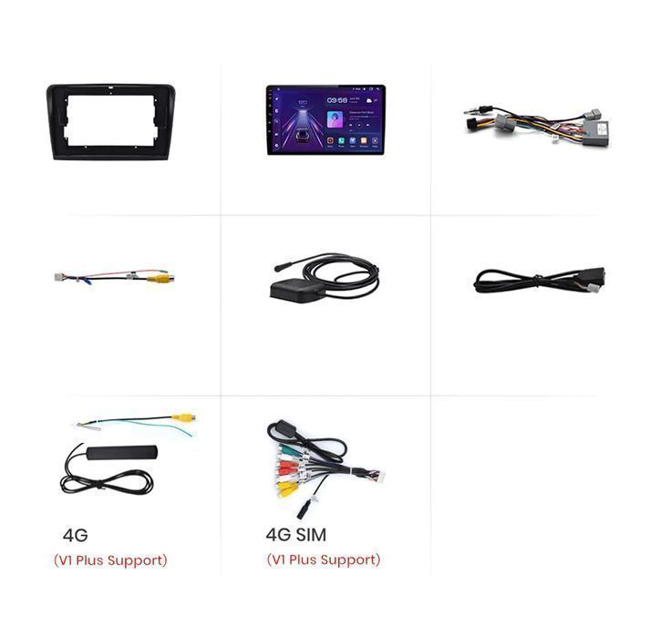 Radio Android V1 Plus do Skoda Superb 2 od 2008 - 2015, 6GB, 128GB
