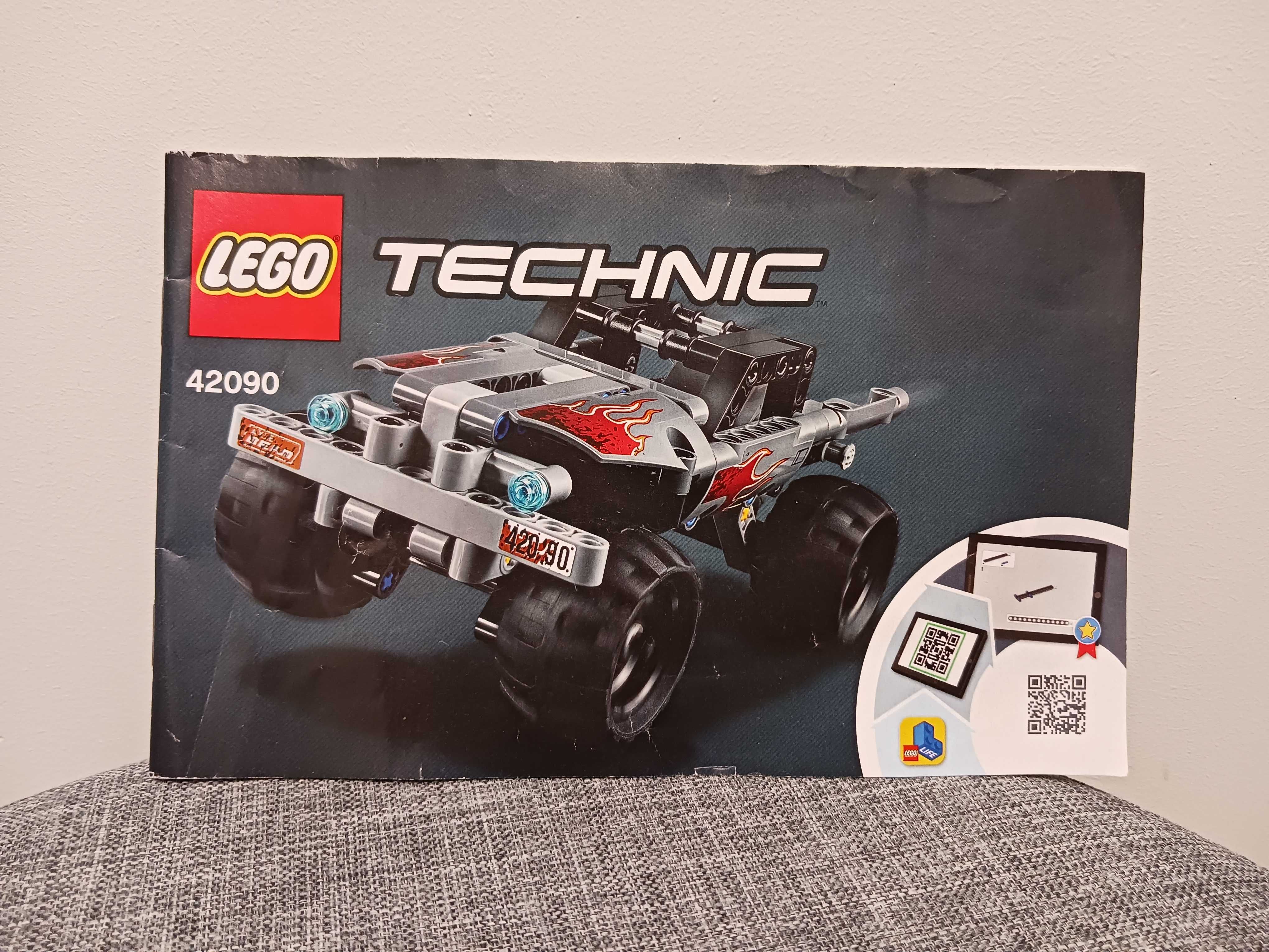 LEGO TECHNIC 42090 z napędem - Monster truck złoczyńców - klocki