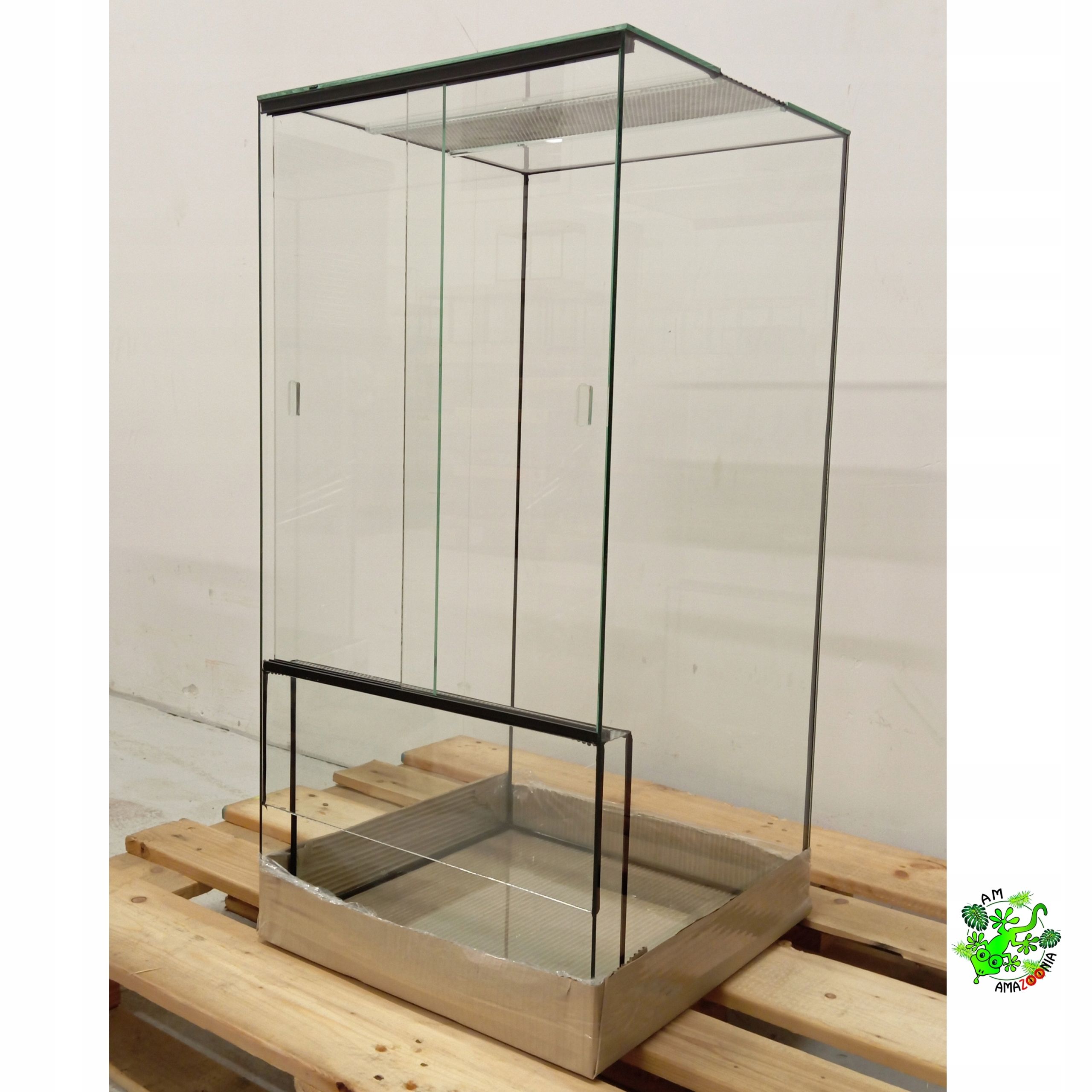 AM AMAZOONIA Terrarium szklane 40 x 40 x 80 cm #Łódź Brukowa