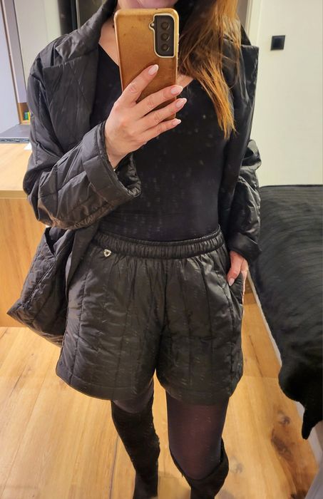 By o la la komplet spodenki marynarka kurtka pikowany ekstra