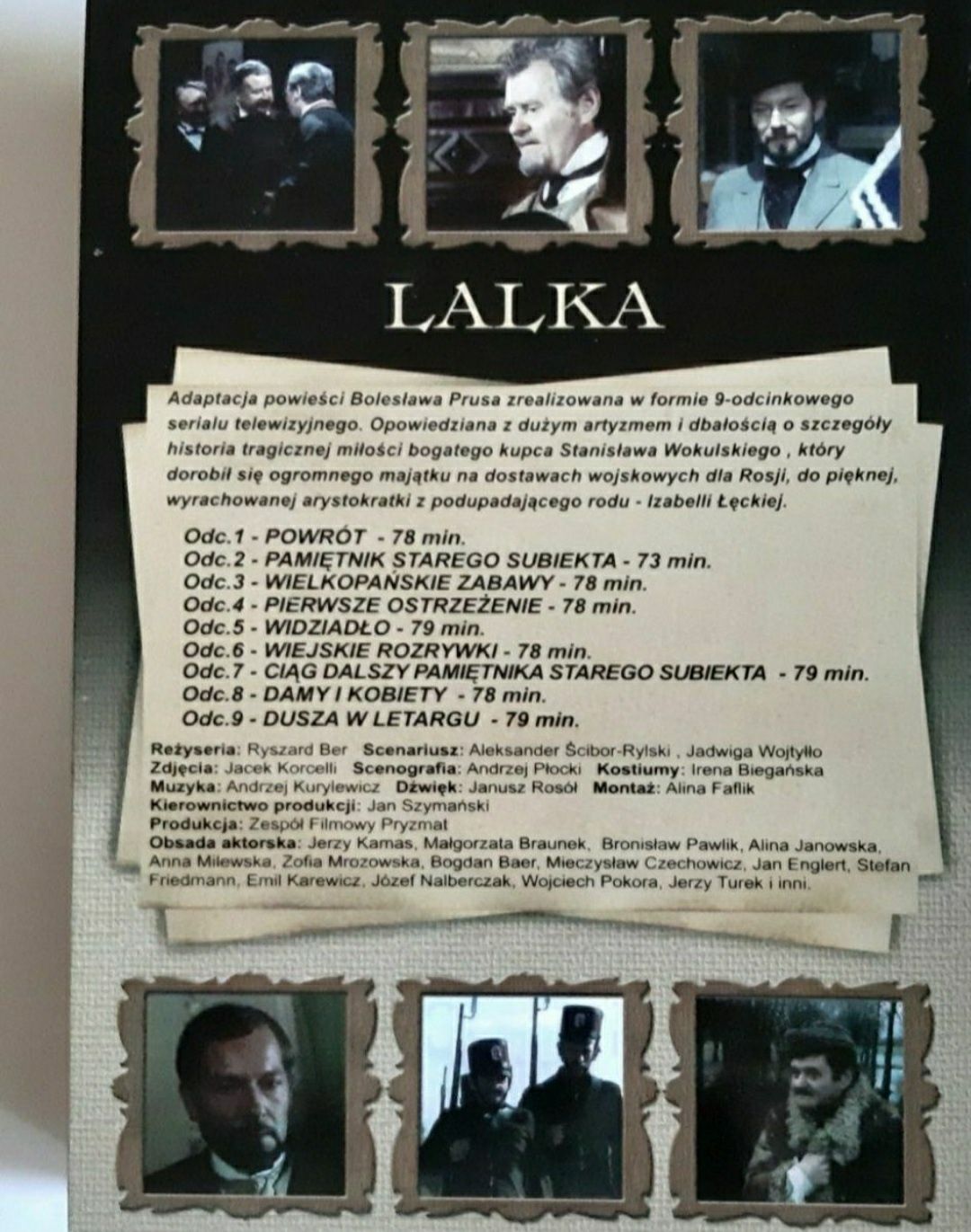 LALKA serial DVD Prus Braunek Pawlik cały box 1977 zestaw płyt odcinki