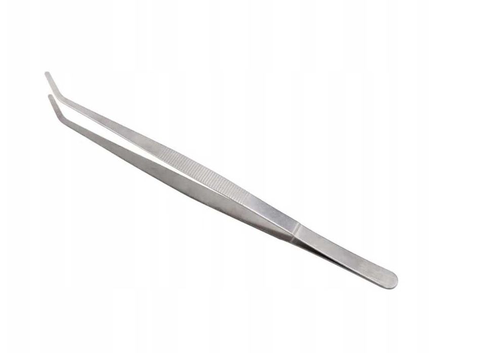 Pęseta cukiernica kuchenna gięta 19 cm